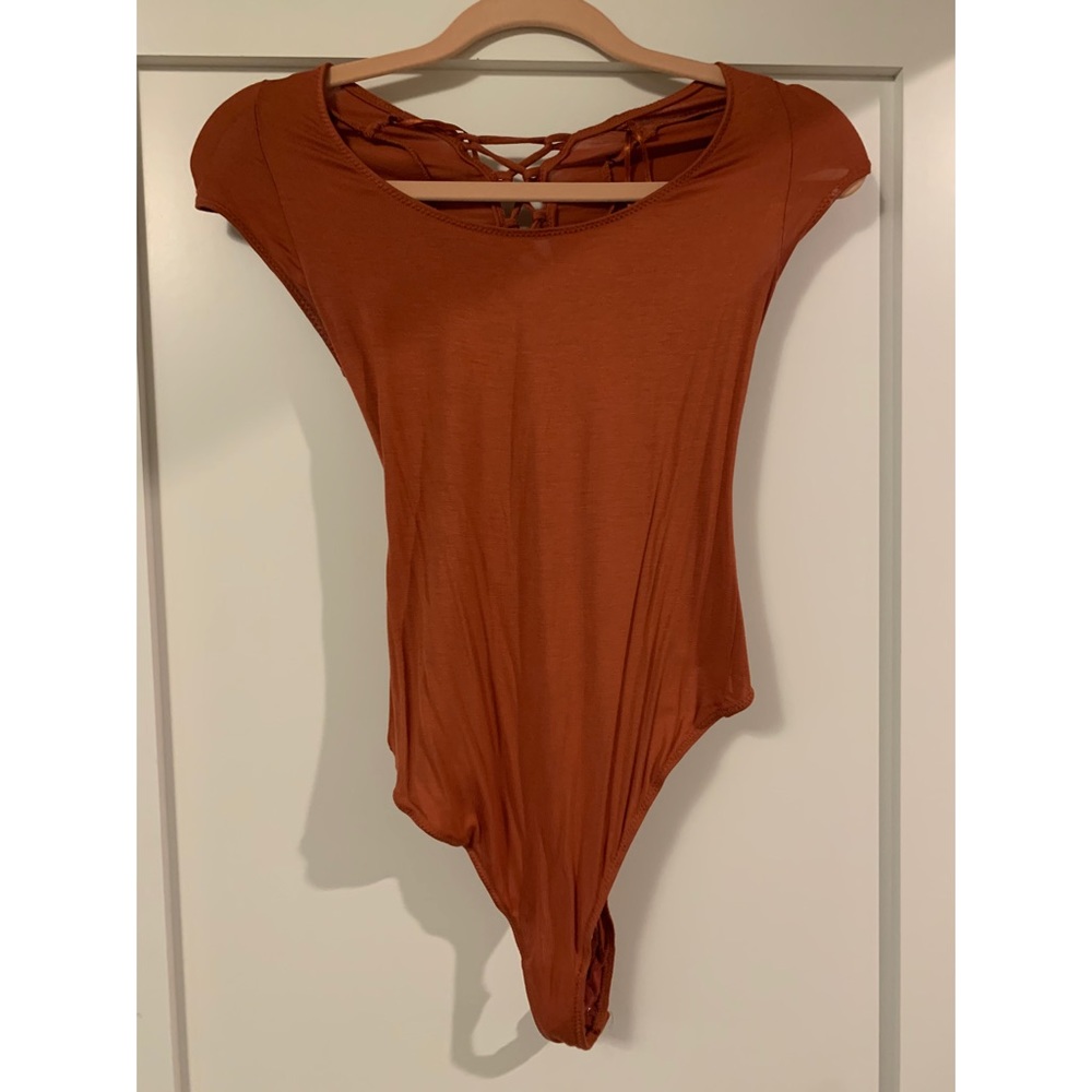 Open back free people bodysuit